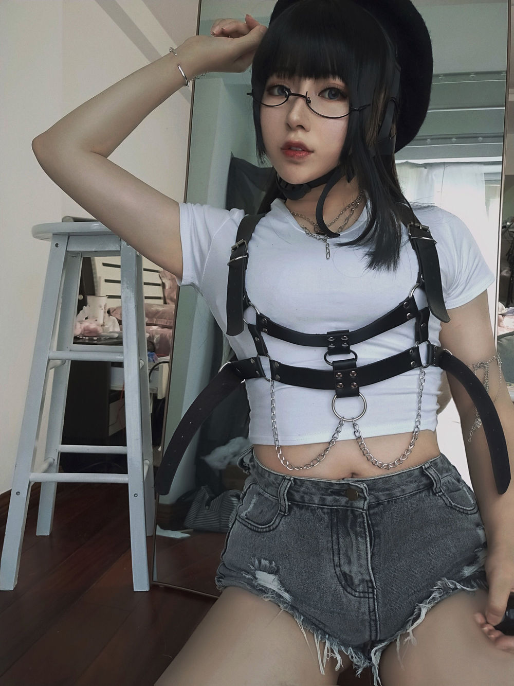 小容仔咕咕咕w-No.005-白T-在线看 第2张 小容仔咕咕咕w-No.005-白T-在线看 第2张