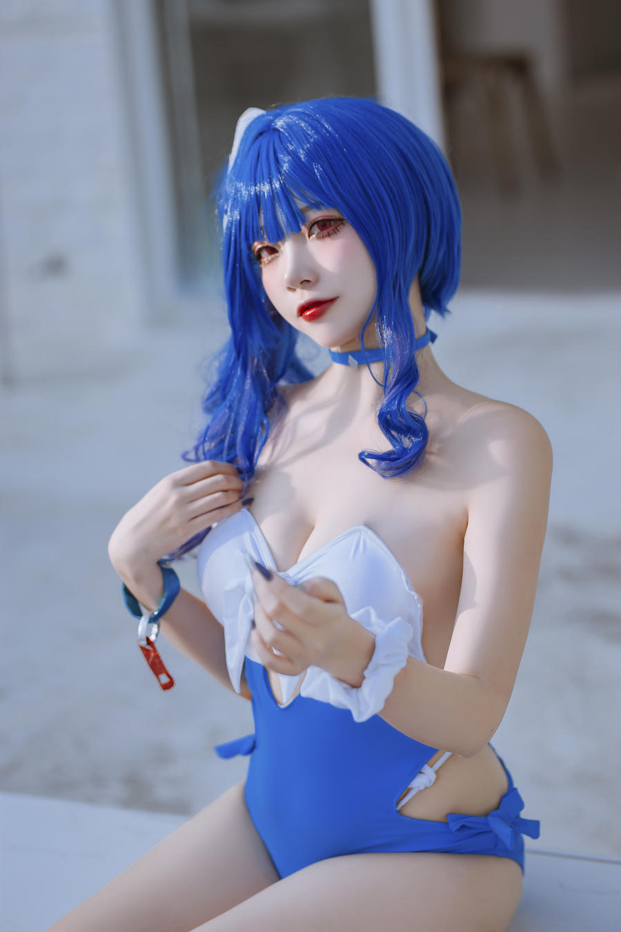 二佐Nisa-No.134-碧蓝 圣路易斯泳装-在线看 第3张 二佐Nisa-No.134-碧蓝 圣路易斯泳装-在线看 第3张