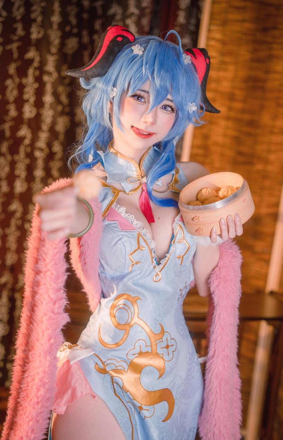 Sally Dorasnow-No.067 – Ganyu QiPao-在线看 第3张 Sally Dorasnow-No.067 – Ganyu QiPao-在线看 第3张