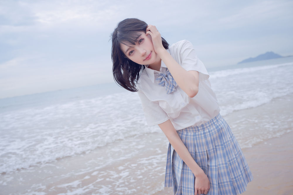 周叽是可爱兔兔-No.020-海边jk-在线看 第3张 周叽是可爱兔兔-No.020-海边jk-在线看 第3张