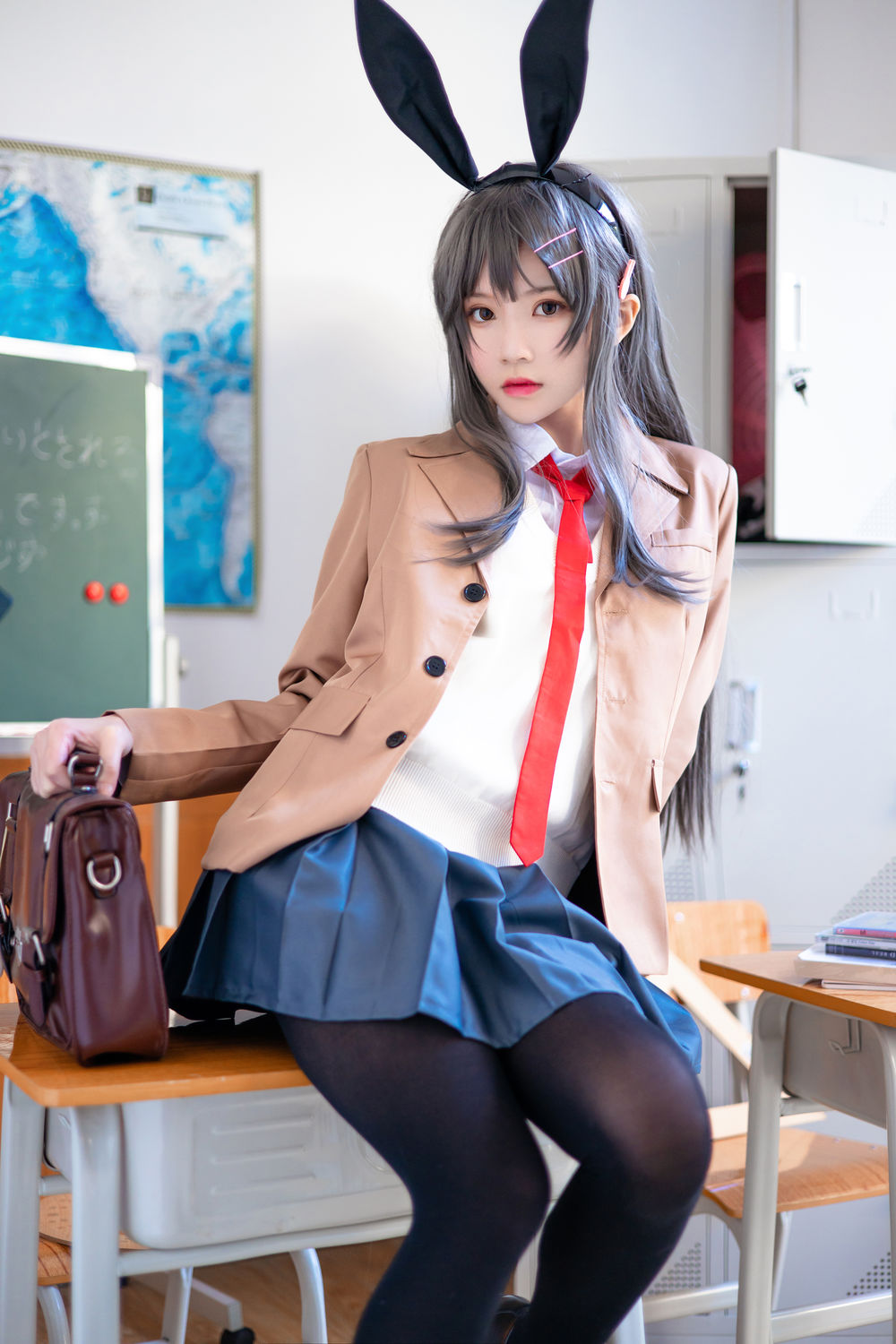 桜桃喵-No.162-麻衣制服-在线看 第1张