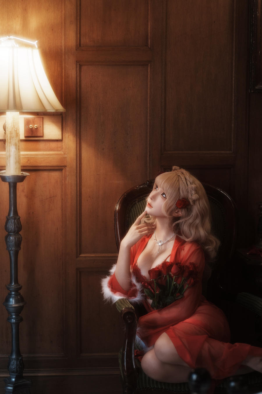 蠢沫沫-No.345 – 2024年会员 线下班 黑红纱裙-在线看 第1张 蠢沫沫-No.345 – 2024年会员 线下班 黑红纱裙-在线看 第1张