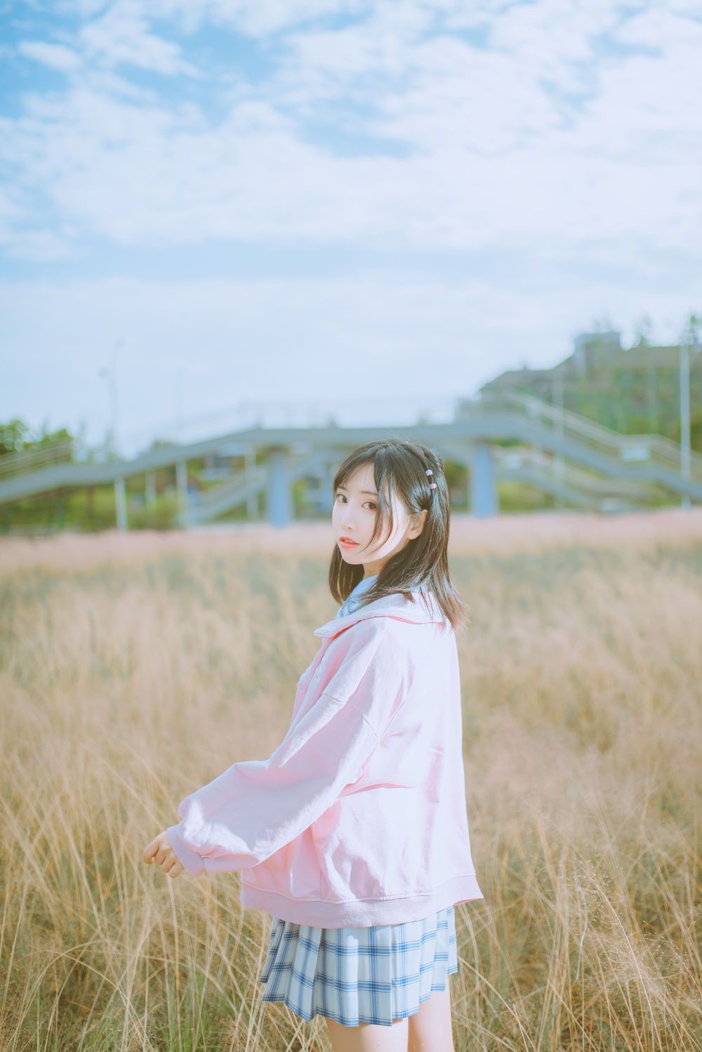 面饼仙儿-No.071-粉黛草JK-在线看 第1张 面饼仙儿-No.071-粉黛草JK-在线看 第1张