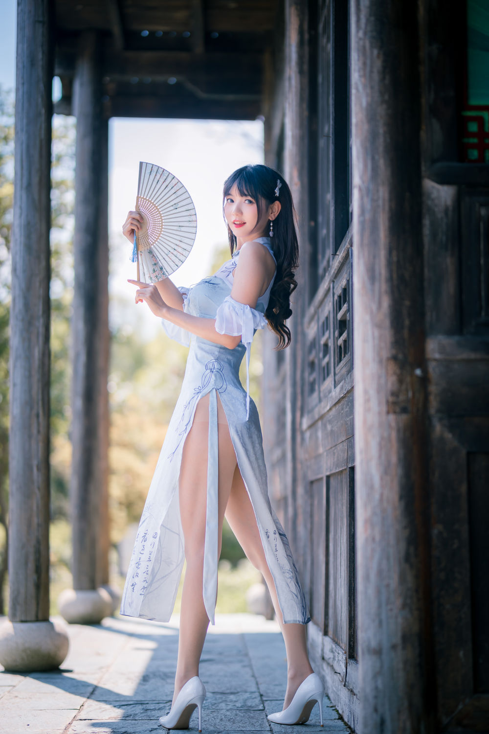 陆卿卿-No.009-蓝色旗袍-在线看 第2张 陆卿卿-No.009-蓝色旗袍-在线看 第2张