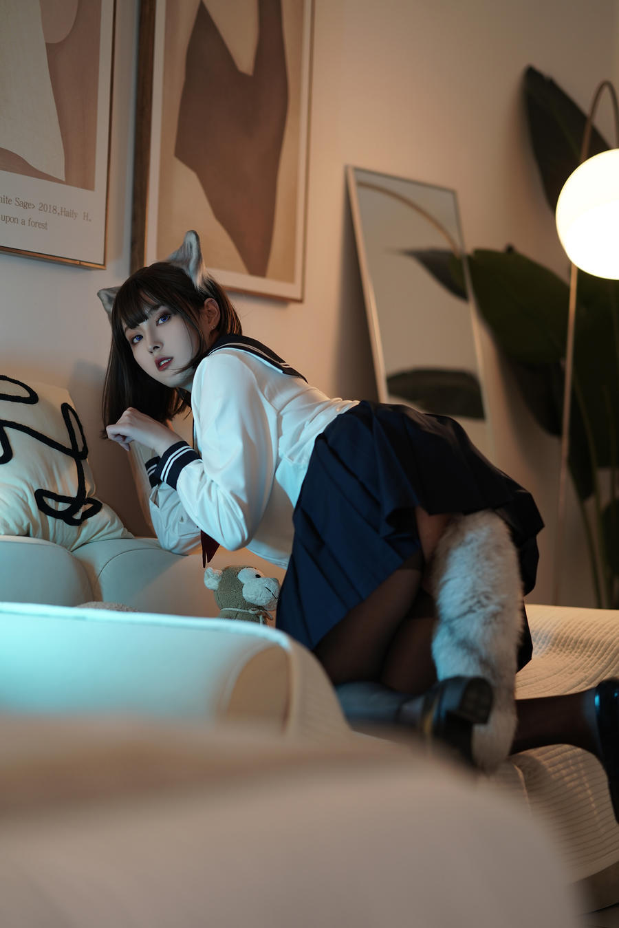 Natsuko_夏夏子-No.003-大尾巴猫-在线看 第3张 Natsuko_夏夏子-No.003-大尾巴猫-在线看 第3张