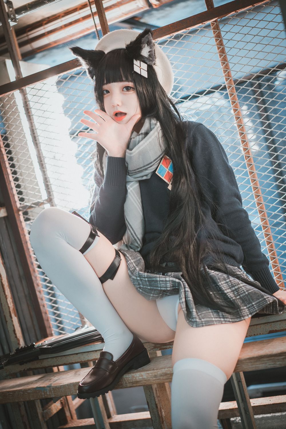 Jenny(정제니)-No.021-[DJAWA] Type95 Pure White Graduation (Girls Frontline)-在线看 第2张