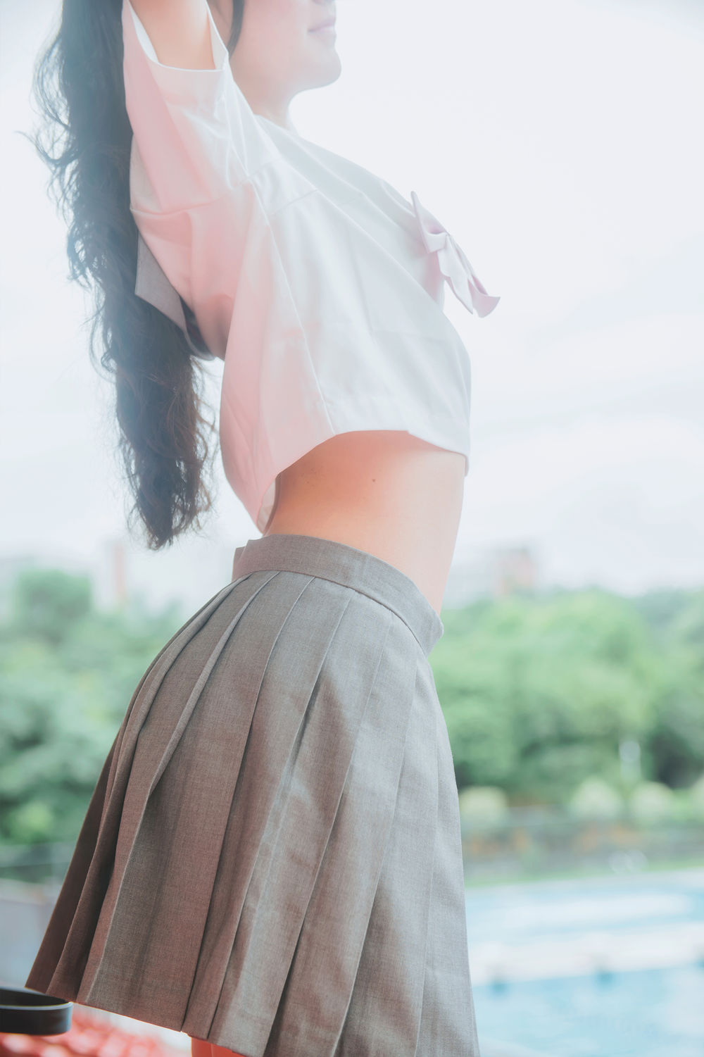 木棉棉OwO-No.025-灰色JK-在线看 第2张 木棉棉OwO-No.025-灰色JK-在线看 第2张