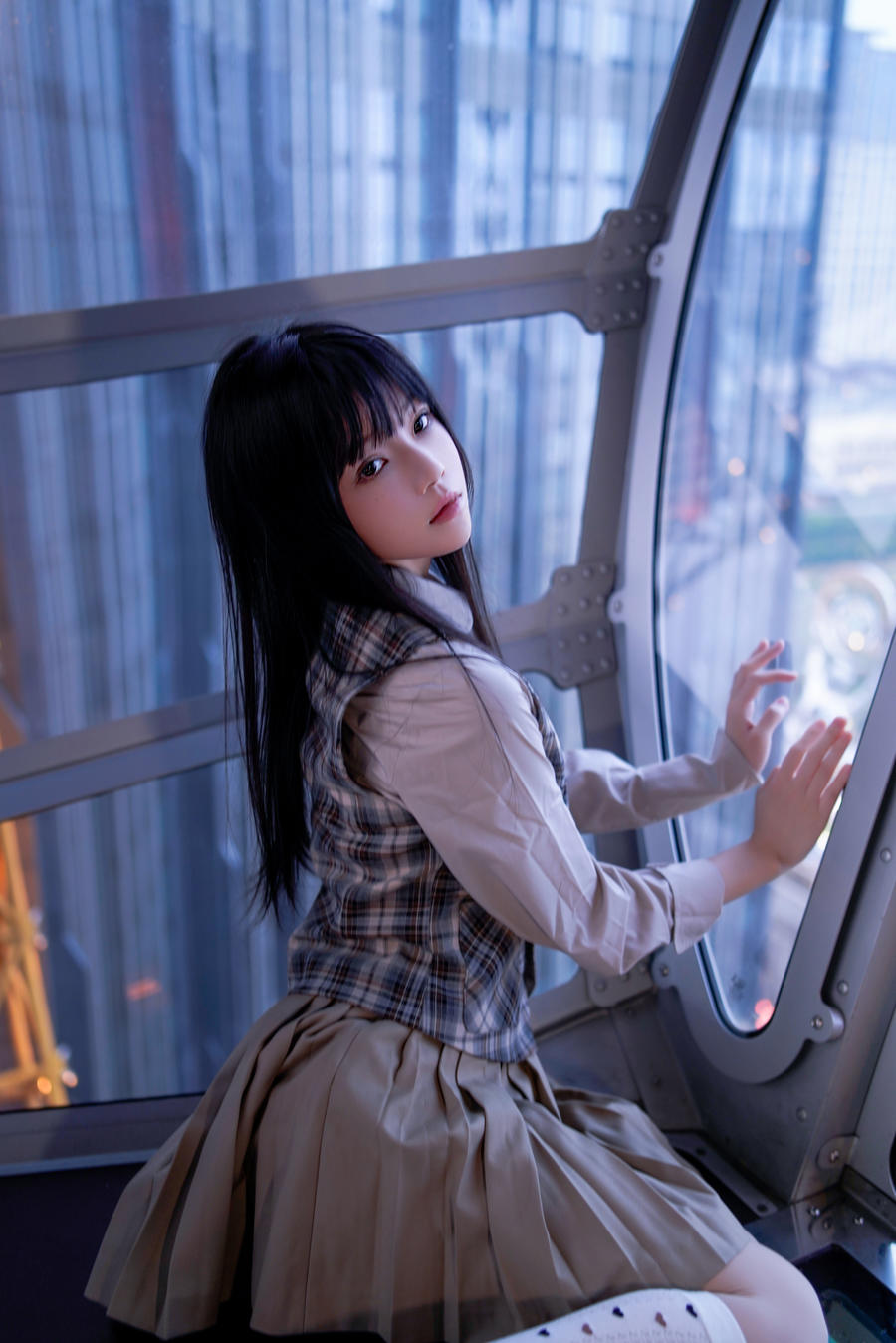 桜桃喵-No.245 – 制服摩天轮-在线看 第1张 桜桃喵-No.245 – 制服摩天轮-在线看 第1张