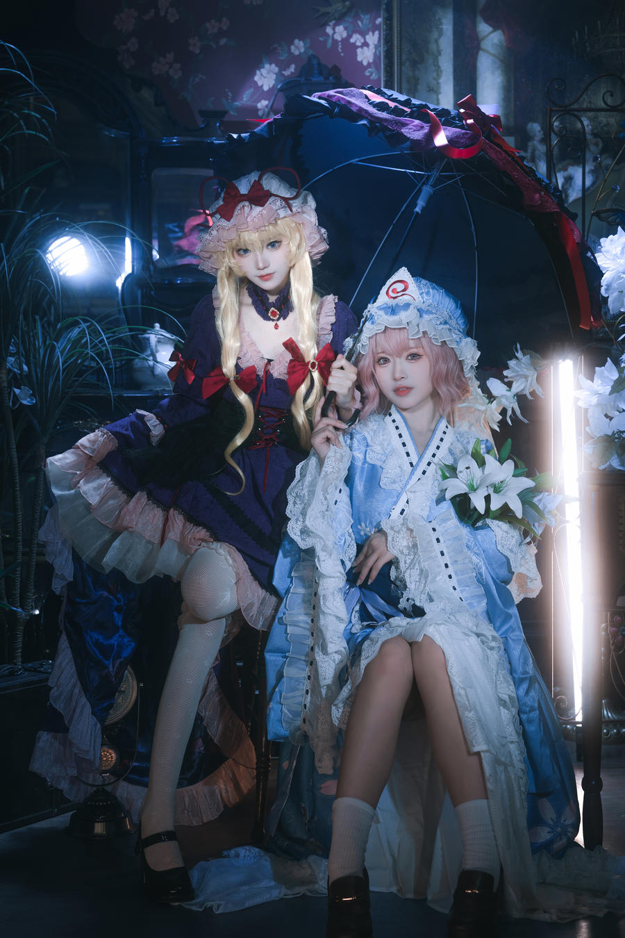 花柒Hana-No.035 – 八云紫+西行寺幽幽子 (&肃雨雨雨)-在线看 第1张 花柒Hana-No.035 – 八云紫+西行寺幽幽子 (&肃雨雨雨)-在线看 第1张