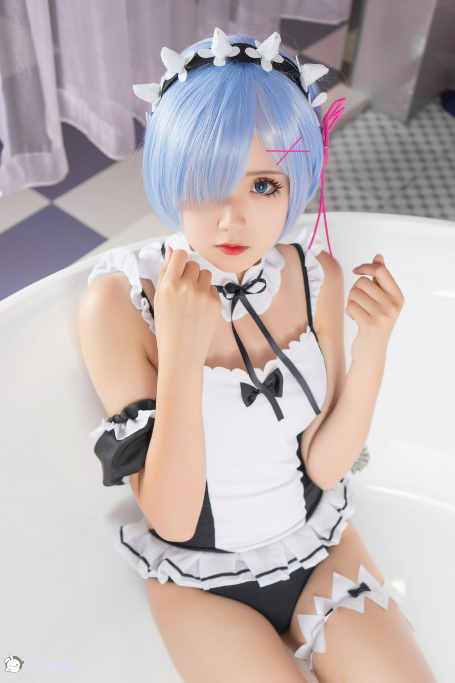 Akisoso秋楚楚-No.027-蕾姆夏日泳装-在线看 第2张 Akisoso秋楚楚-No.027-蕾姆夏日泳装-在线看 第2张