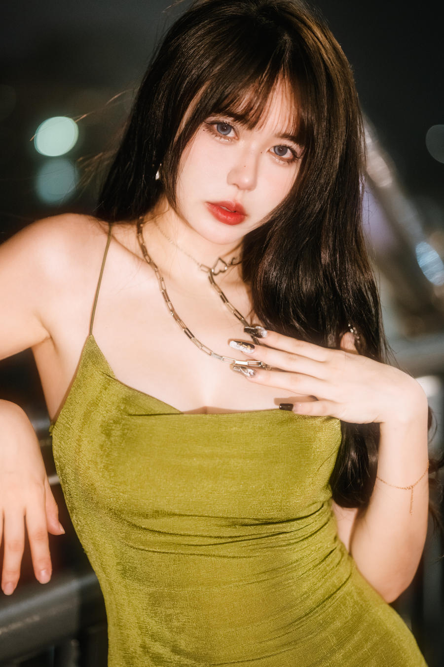 Tina很妖孽呀-No.007-绿色连衣裙-在线看 第1张 Tina很妖孽呀-No.007-绿色连衣裙-在线看 第1张