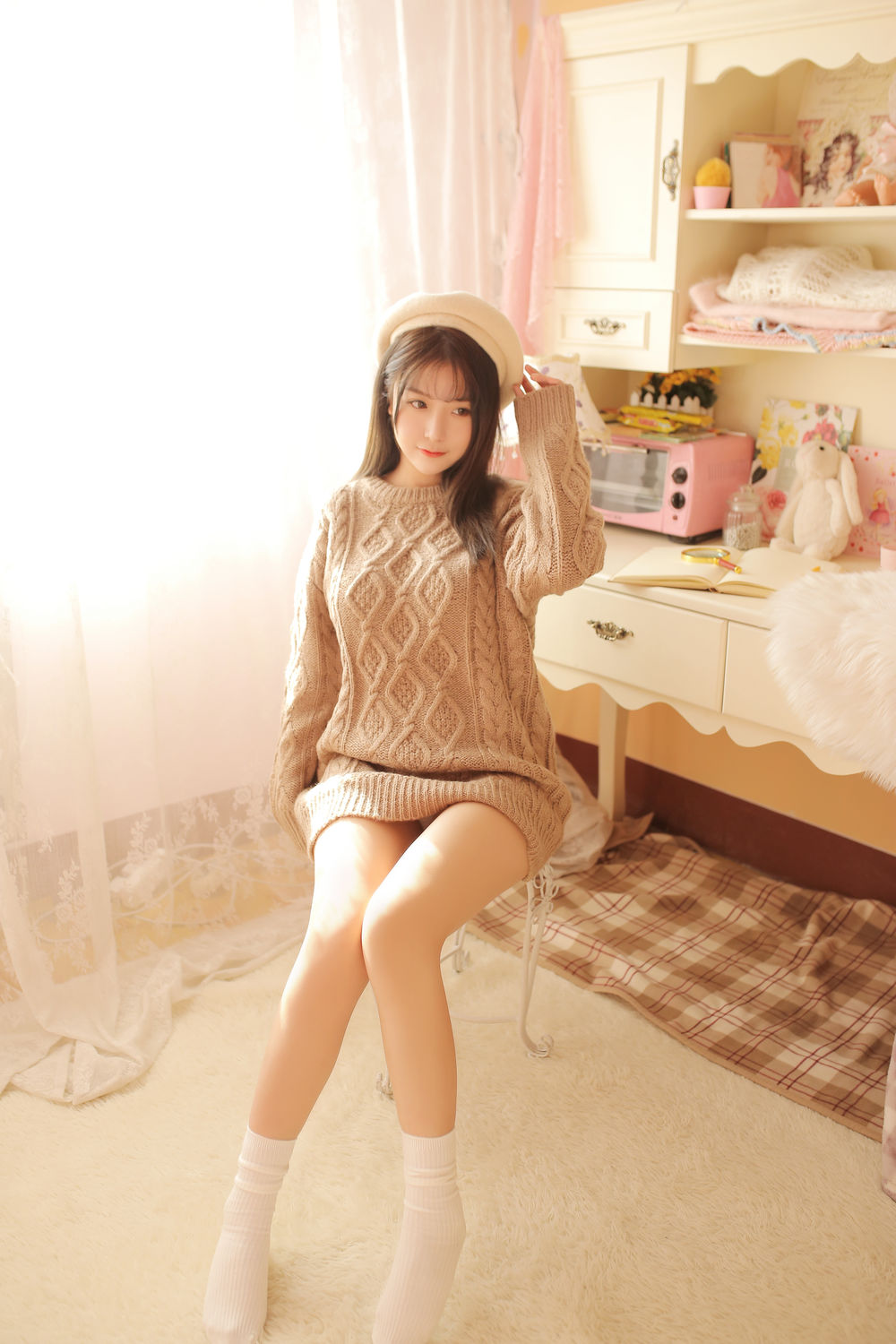 猫九酱Sakura-No.025-驼色毛衣-在线看 第2张 猫九酱Sakura-No.025-驼色毛衣-在线看 第2张