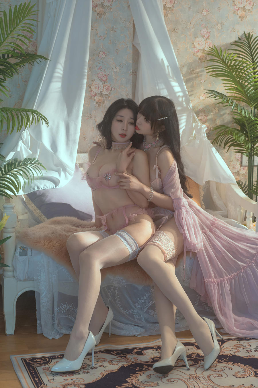 云溪溪-No.045-奶桃 花吟系列-在线看 第3张