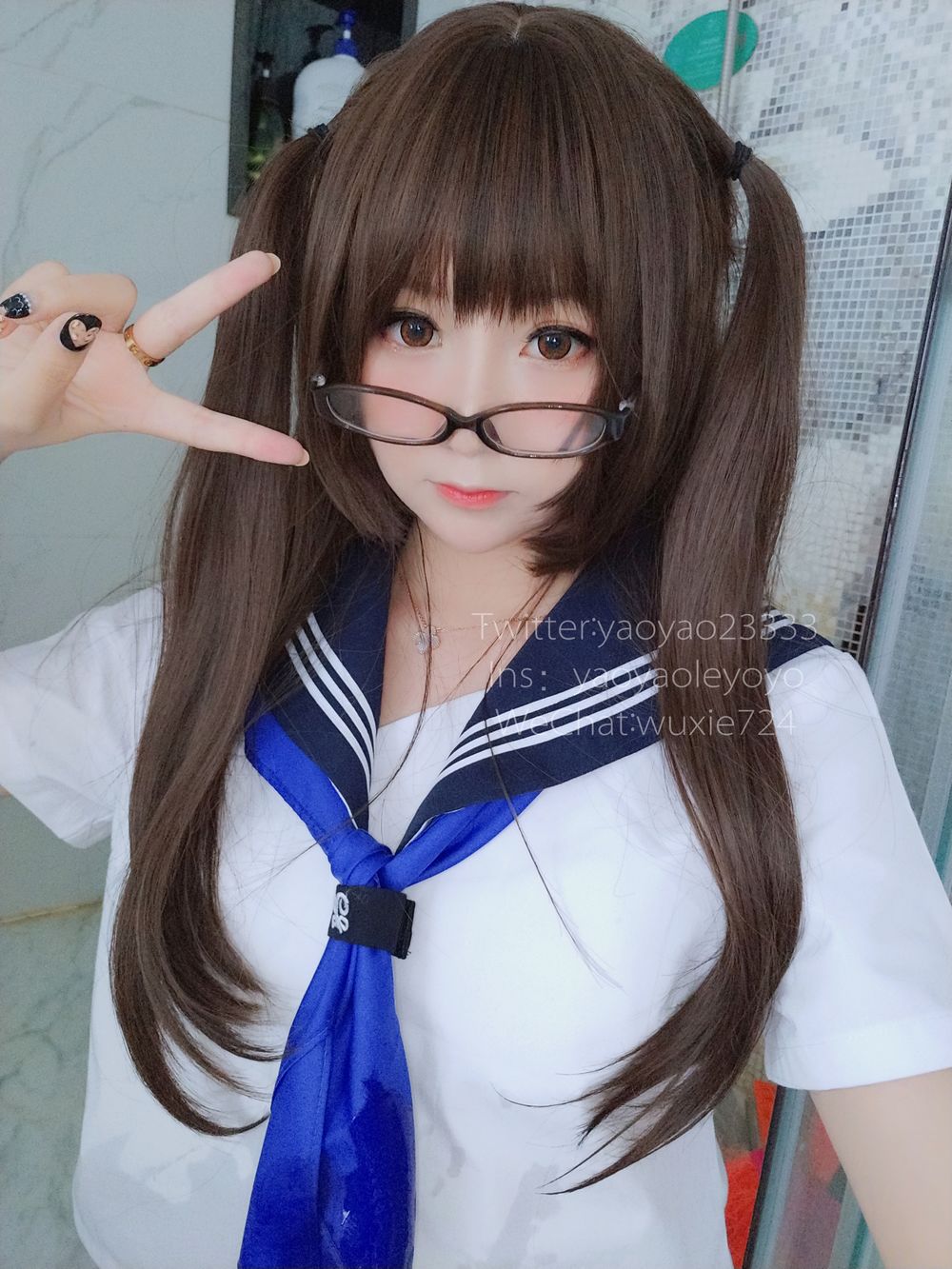 摇摇乐yoyo-No.027-摇摇乐の蓝色jk-在线看 第2张 摇摇乐yoyo-No.027-摇摇乐の蓝色jk-在线看 第2张