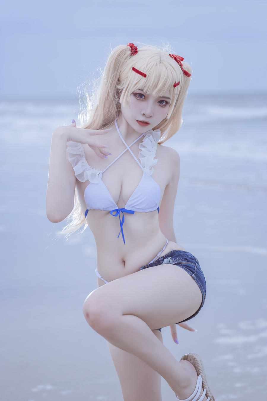 二佐Nisa-No.138-碧蓝苏塞克斯泳装-在线看 第1张 二佐Nisa-No.138-碧蓝苏塞克斯泳装-在线看 第1张