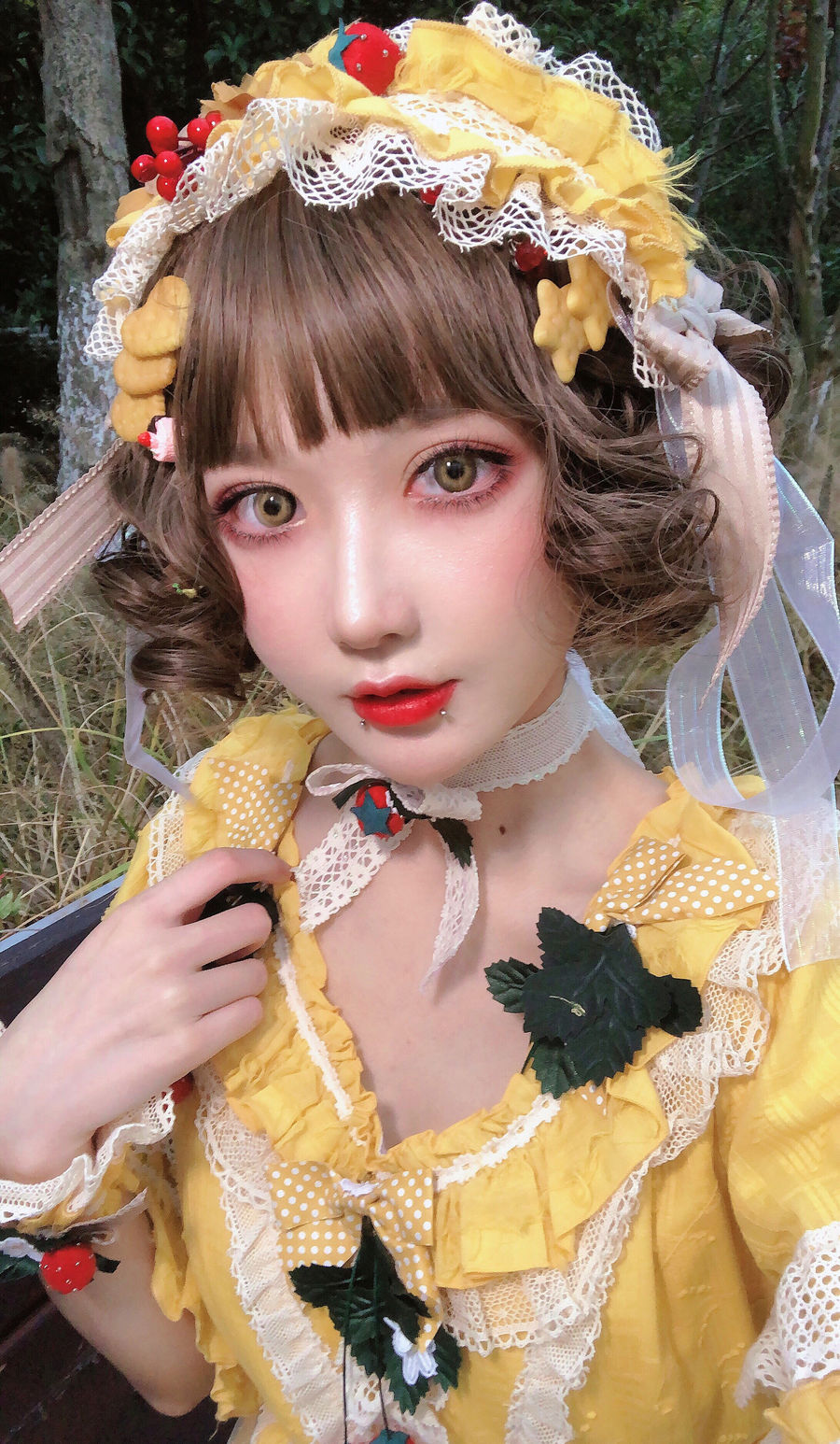 阿包也是兔娘-No.018-lolita黄裙-在线看 第3张