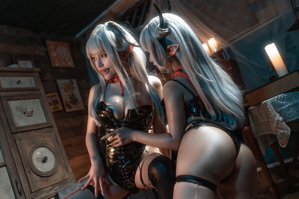 芊川一笑(一笑芳香沁)-No.029-蠢沫沫&一笑芳香沁 双人吸血鬼-在线看 第3张 芊川一笑(一笑芳香沁)-No.029-蠢沫沫&一笑芳香沁 双人吸血鬼-在线看 第3张