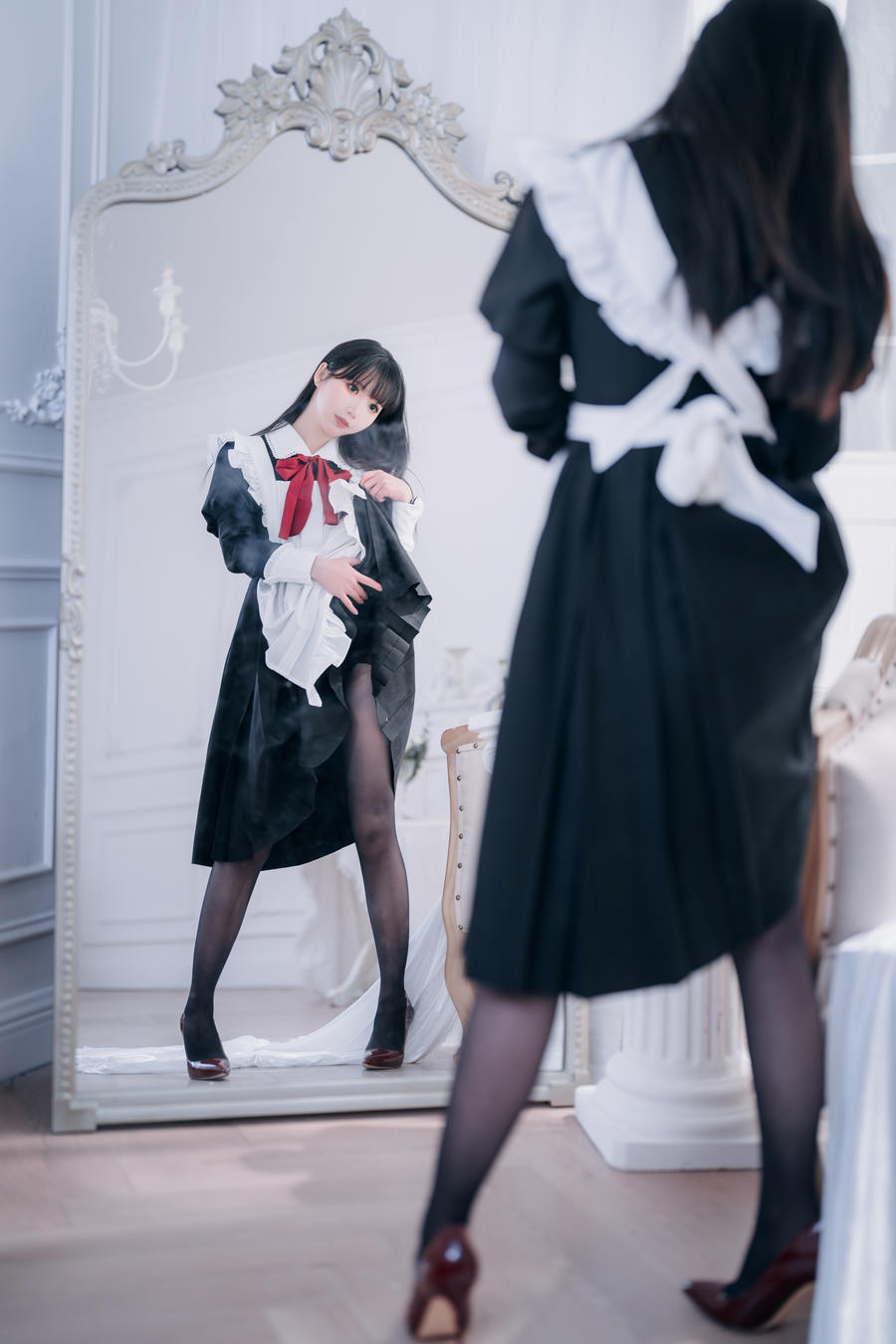 面饼仙儿-No.138 – 红高跟女仆-在线看 第1张 面饼仙儿-No.138 – 红高跟女仆-在线看 第1张