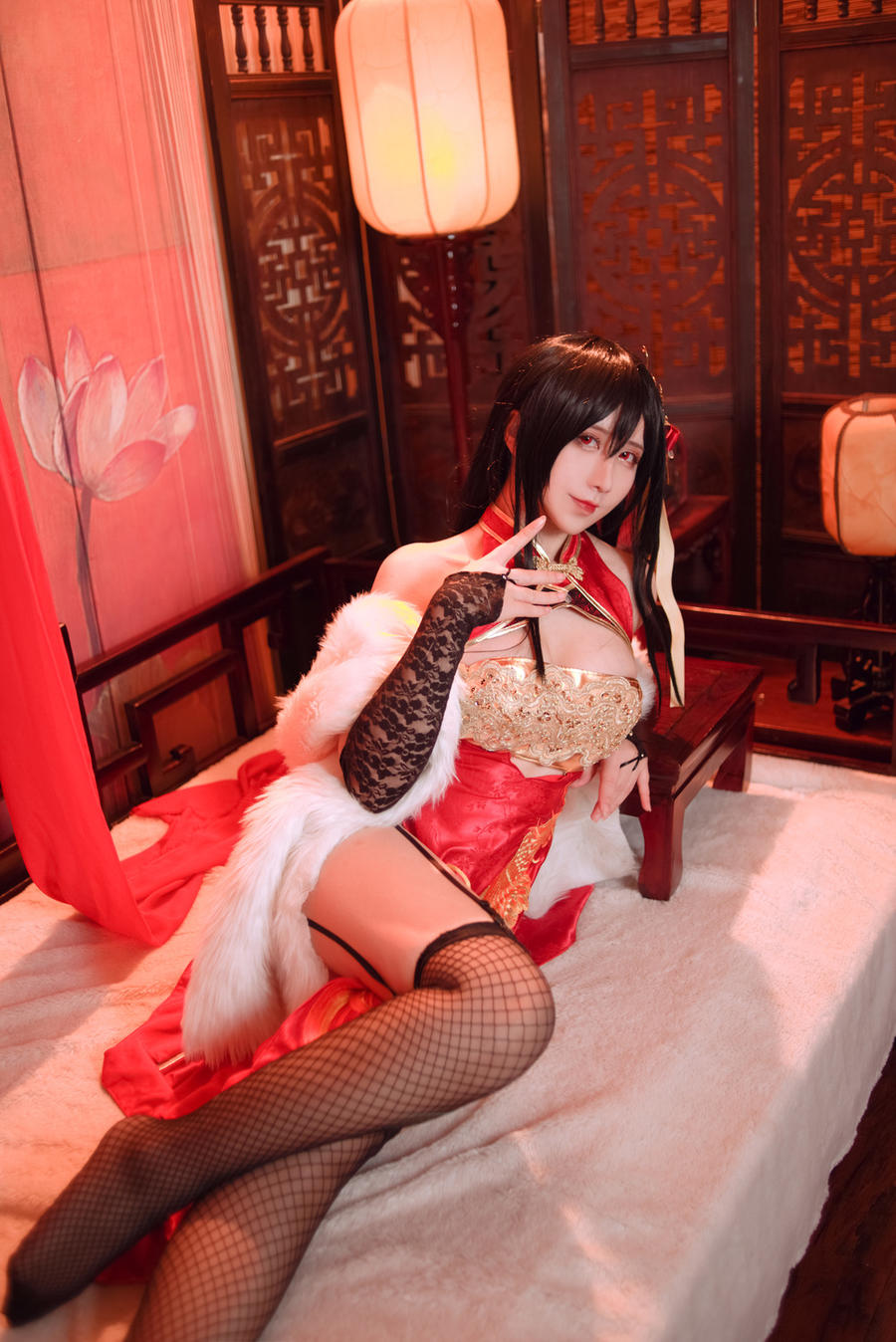 九曲Jean-No.041-大凤旗袍-在线看 第1张 九曲Jean-No.041-大凤旗袍-在线看 第1张