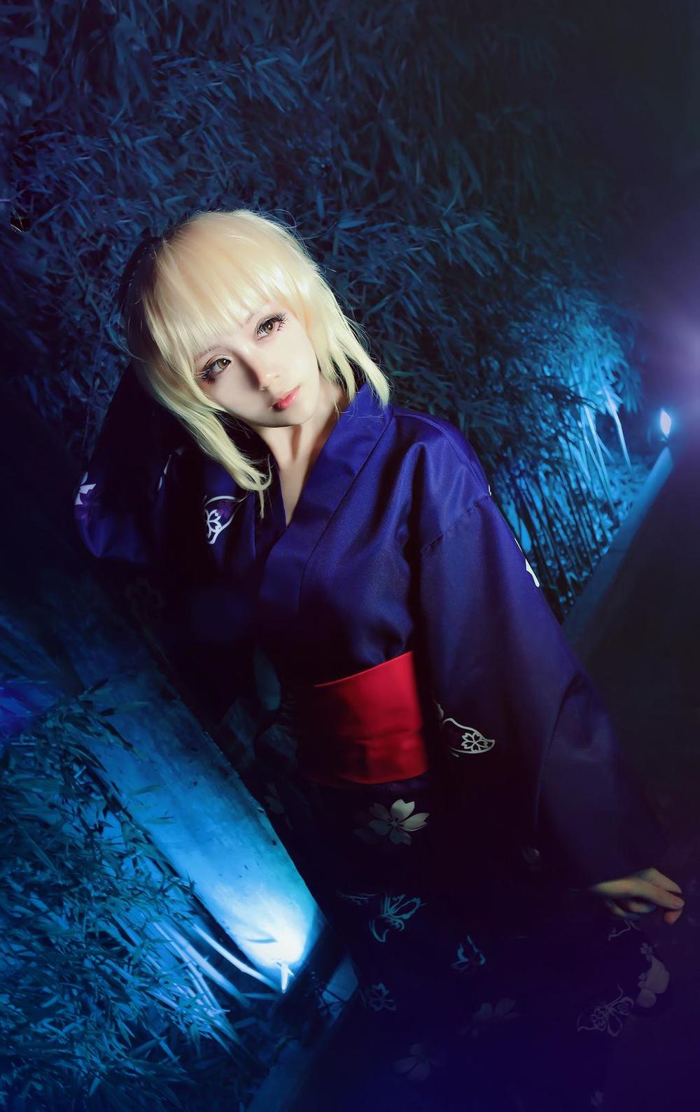 汐兔子-No.014-FATE Saber 浴衣-在线看 第2张 汐兔子-No.014-FATE Saber 浴衣-在线看 第2张