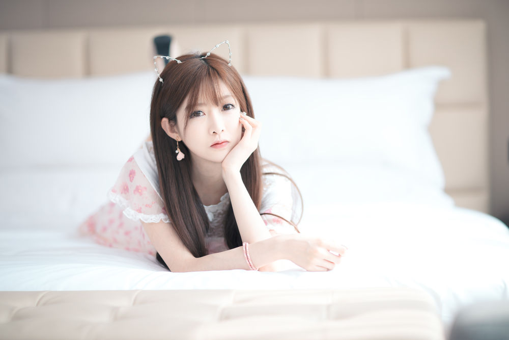 王羽杉Barbieshy-No.009-粉色连衣裙-在线看 第2张 王羽杉Barbieshy-No.009-粉色连衣裙-在线看 第2张