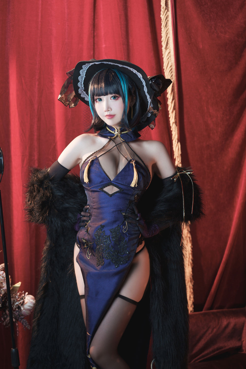 面饼仙儿-No.109-柴郡旗袍-在线看 第1张 面饼仙儿-No.109-柴郡旗袍-在线看 第1张