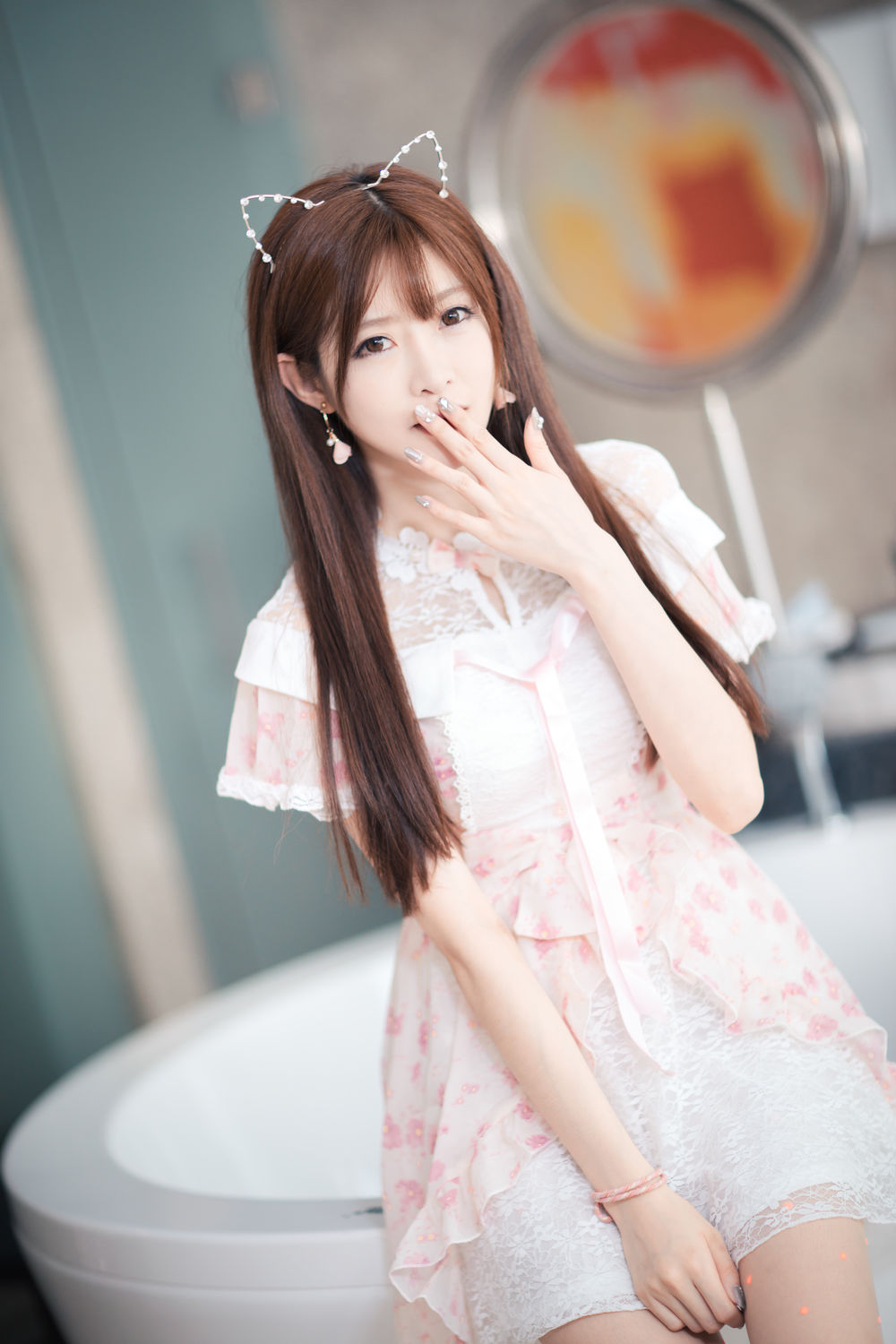 王羽杉Barbieshy-No.009-粉色连衣裙-在线看 第1张 王羽杉Barbieshy-No.009-粉色连衣裙-在线看 第1张