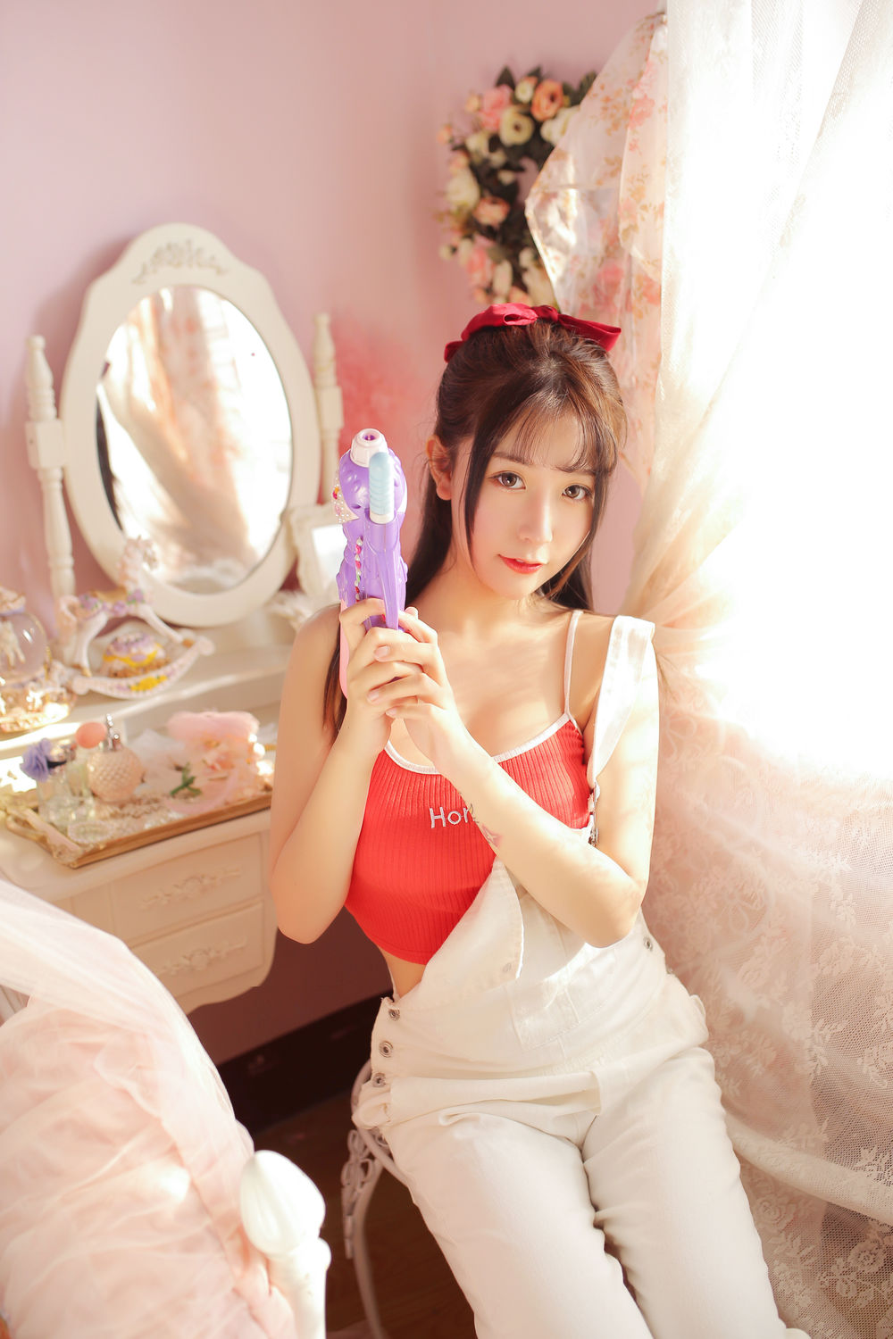 猫九酱Sakura-No.016-红色吊带-在线看 第2张 猫九酱Sakura-No.016-红色吊带-在线看 第2张