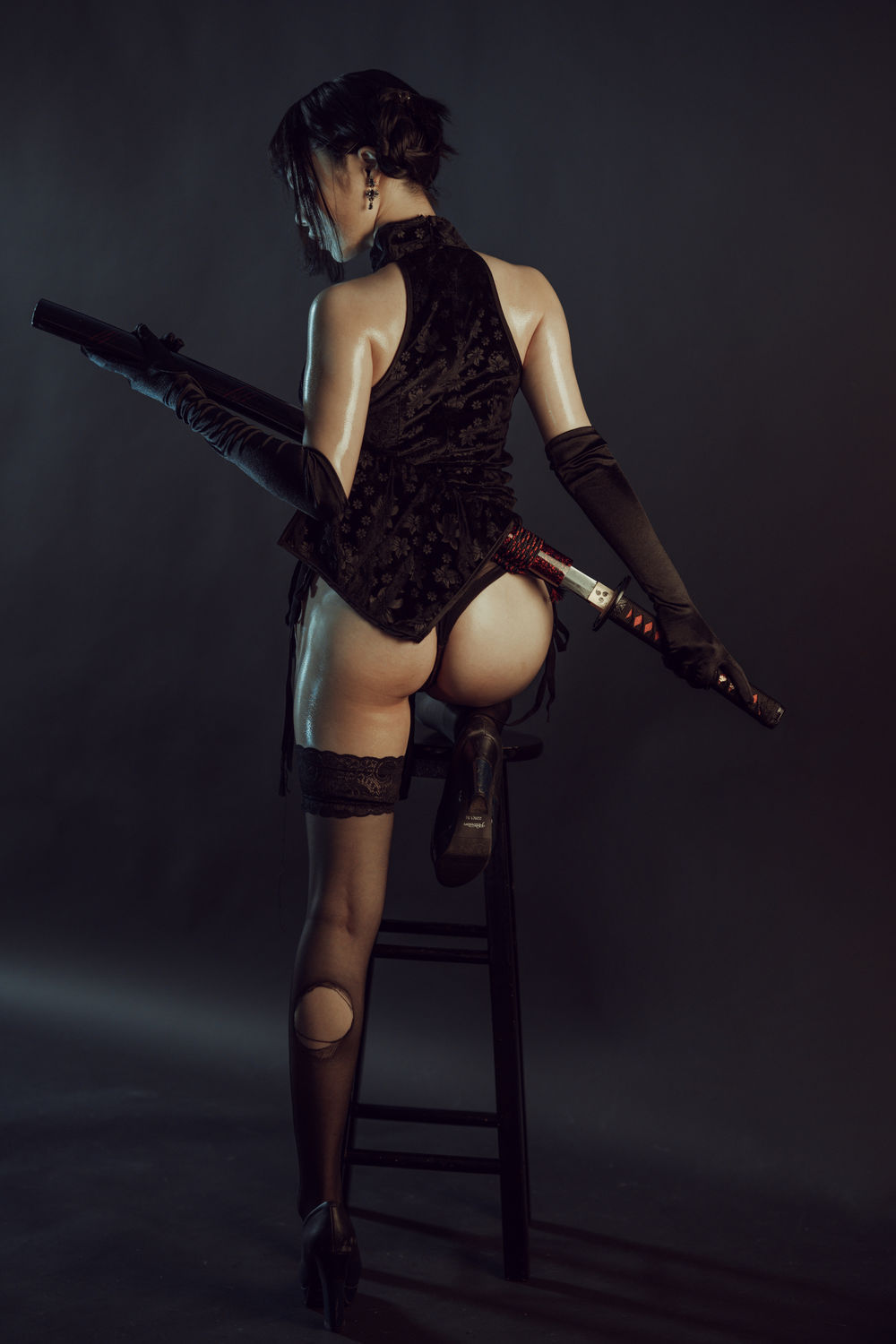 七月喵子-No.007-穿旗袍耍剑-在线看 第2张 七月喵子-No.007-穿旗袍耍剑-在线看 第2张