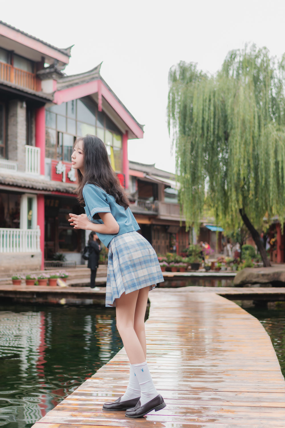 西瓜(西呱呀呀呀)-No.008-丽江写真JK户外成片-在线看 第2张 西瓜(西呱呀呀呀)-No.008-丽江写真JK户外成片-在线看 第2张