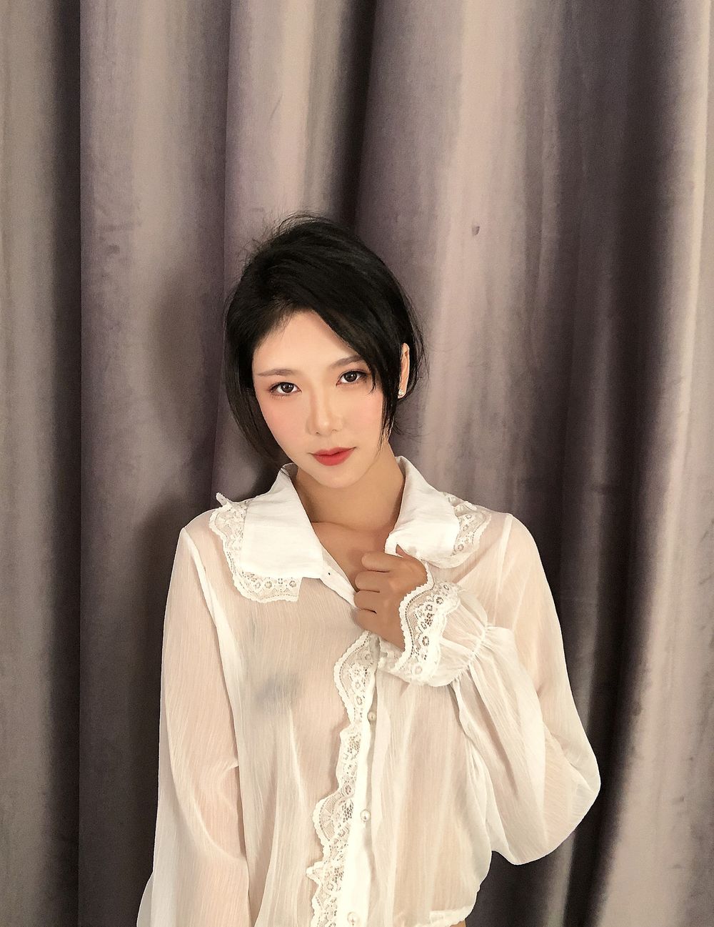 抖娘-利世-No.063-透視雪紡+碎花內衣+定制三合集-在线看 第3张 抖娘-利世-No.063-透視雪紡+碎花內衣+定制三合集-在线看 第3张