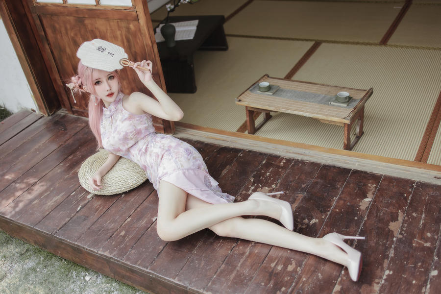 仙女月-No.013–粉色旗袍-在线看 第2张 仙女月-No.013–粉色旗袍-在线看 第2张