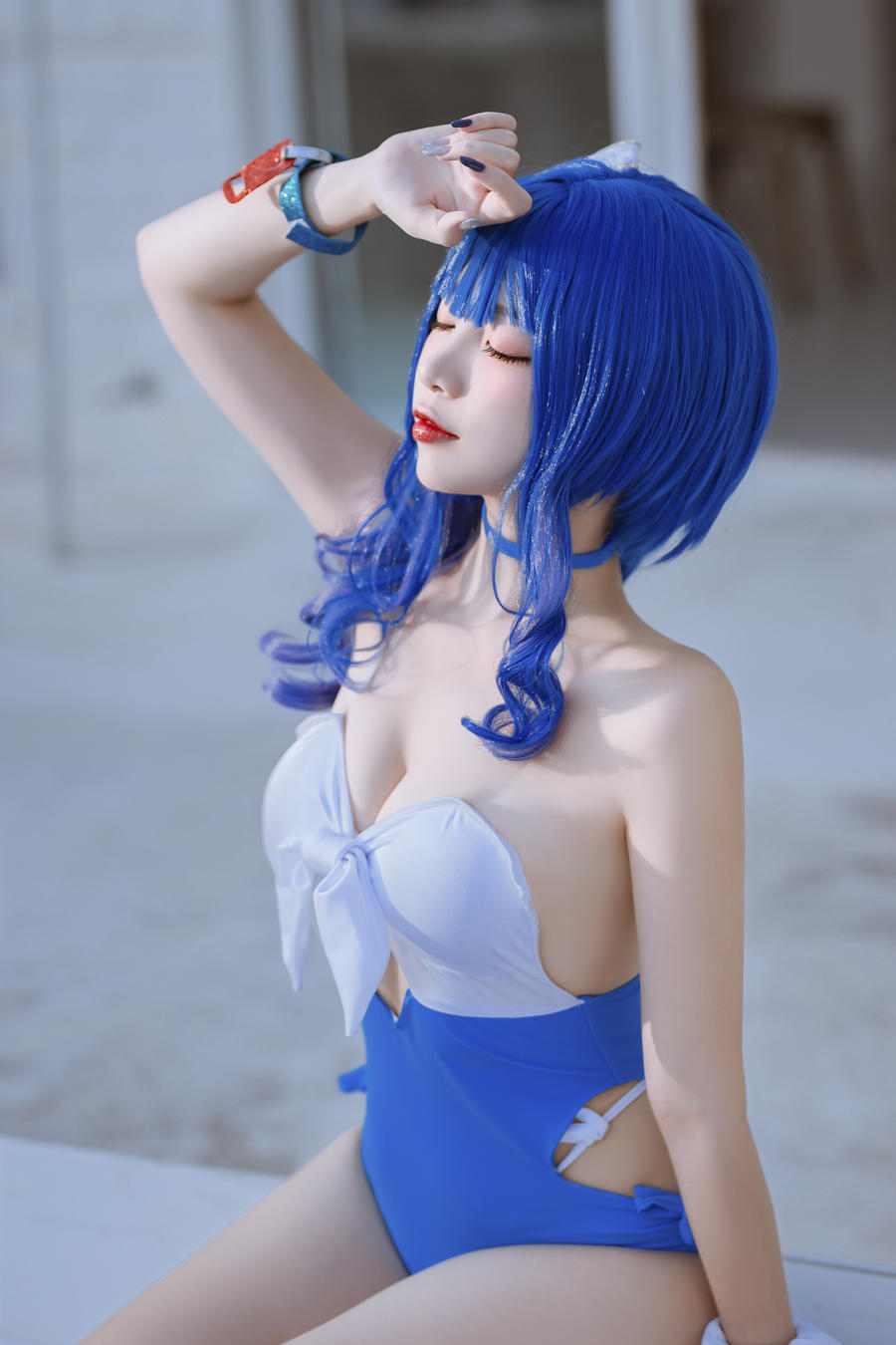 二佐Nisa-No.134-碧蓝 圣路易斯泳装-在线看 第1张 二佐Nisa-No.134-碧蓝 圣路易斯泳装-在线看 第1张