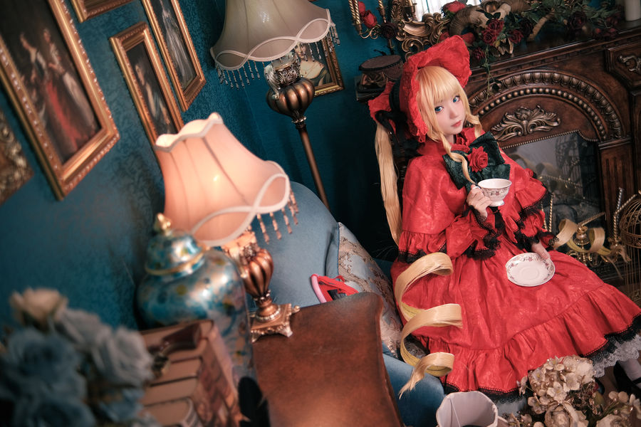 花柒Hana-No.018-蔷薇少女真红-在线看 第2张 花柒Hana-No.018-蔷薇少女真红-在线看 第2张