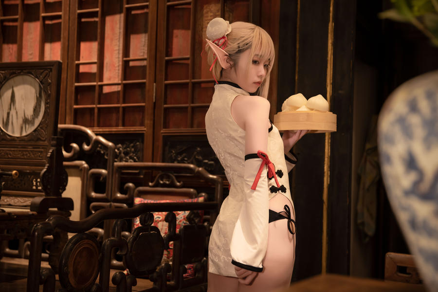 G44不会受伤-No.080-水兰儿白旗袍-在线看 第3张 G44不会受伤-No.080-水兰儿白旗袍-在线看 第3张