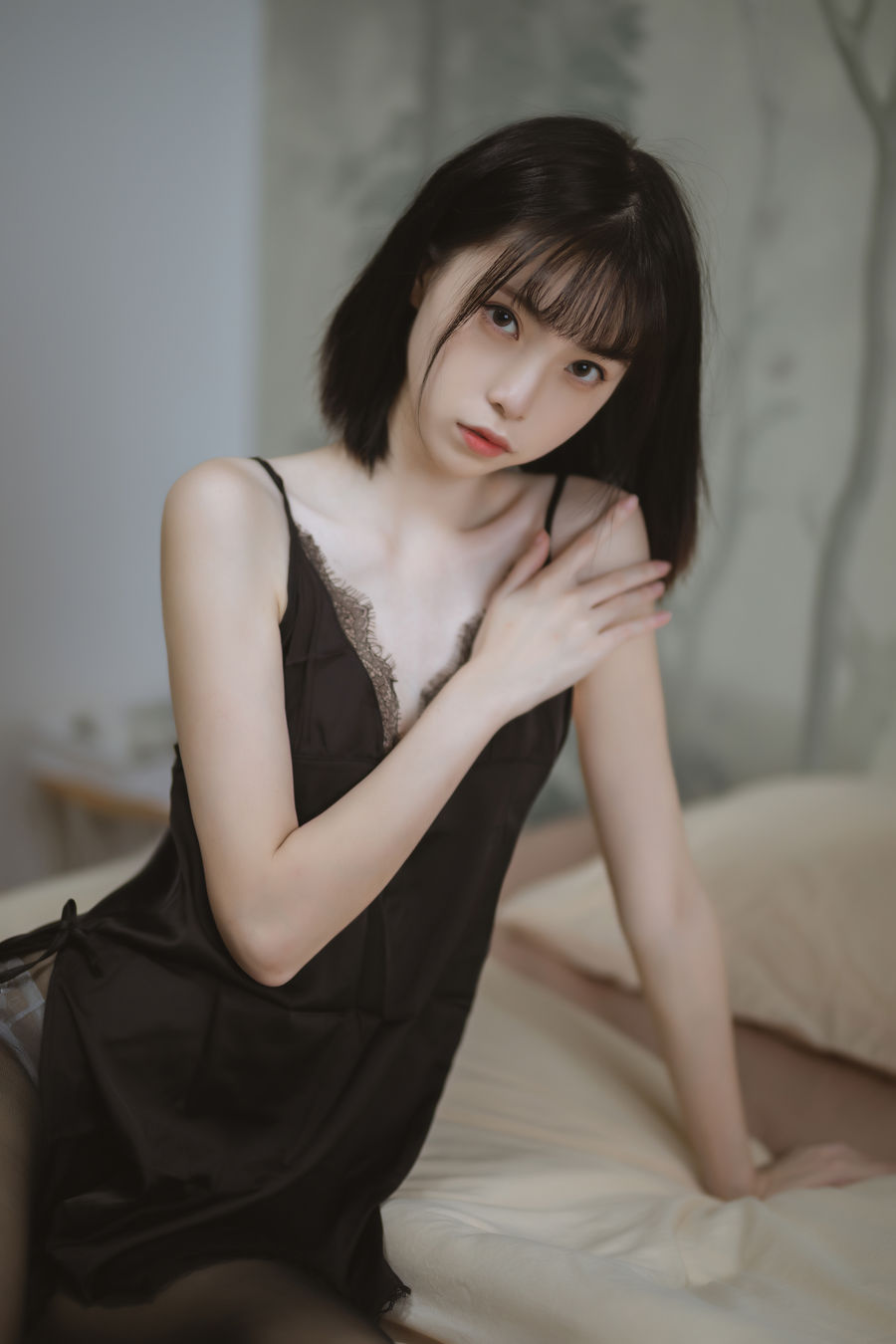 许岚LAN-No.006-黑色蕾丝睡衣-在线看 第2张 许岚LAN-No.006-黑色蕾丝睡衣-在线看 第2张