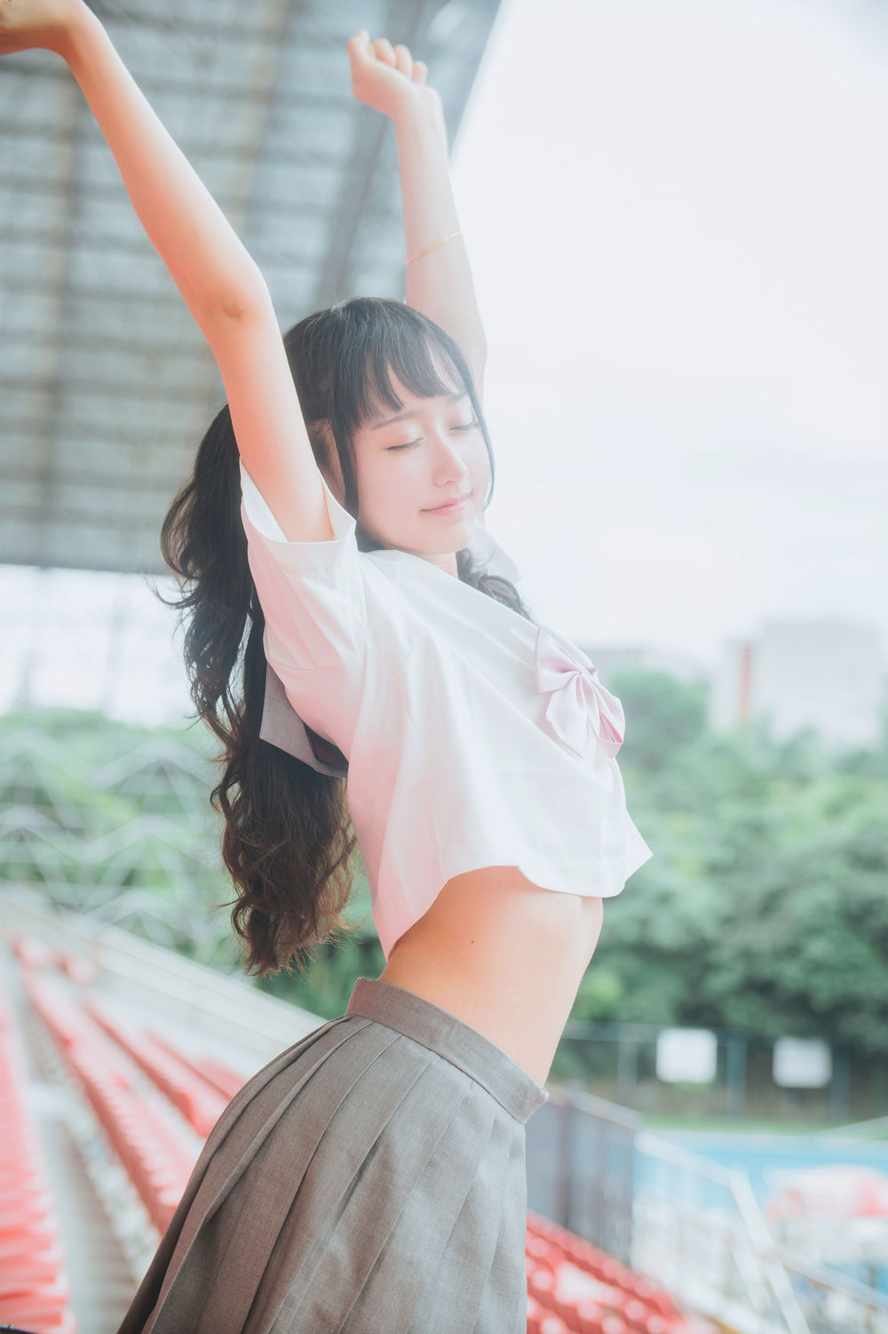 木棉棉OwO-No.025-灰色JK-在线看 第1张 木棉棉OwO-No.025-灰色JK-在线看 第1张