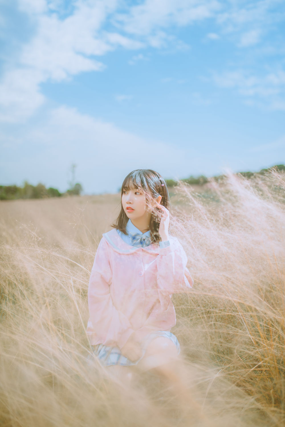 面饼仙儿-No.071-粉黛草JK-在线看 第2张 面饼仙儿-No.071-粉黛草JK-在线看 第2张