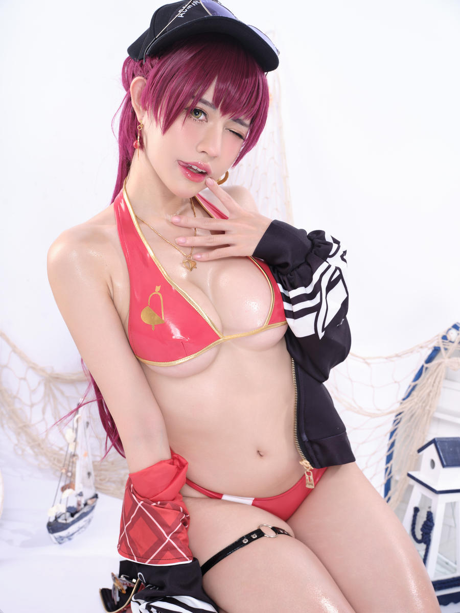 PingPing-No.042-Hoshou Marine Swimwear (Hololive)-在线看 第2张 PingPing-No.042-Hoshou Marine Swimwear (Hololive)-在线看 第2张