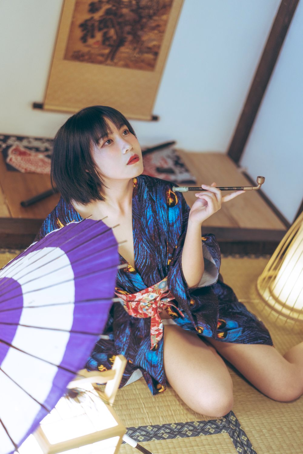 枸名(逐月su)-No.008-孔雀和服-在线看 第3张 枸名(逐月su)-No.008-孔雀和服-在线看 第3张