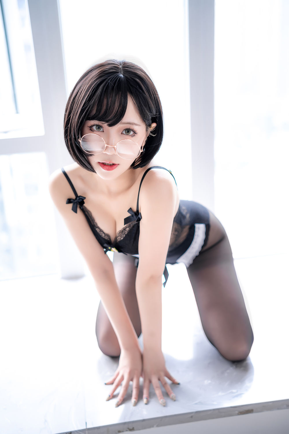 蓝小沂KiKi-No.011-黑色情趣内衣-在线看 第2张 蓝小沂KiKi-No.011-黑色情趣内衣-在线看 第2张