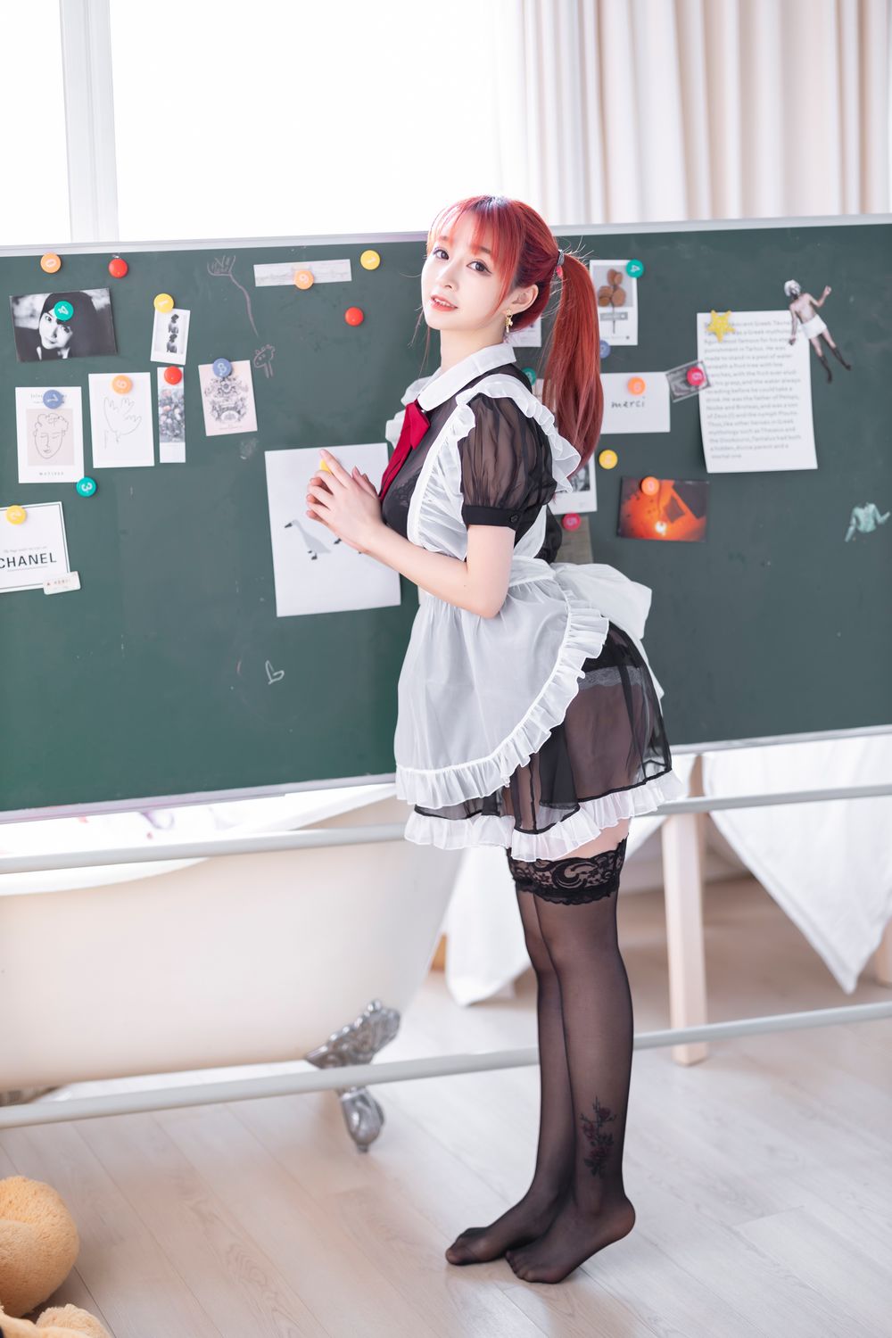 叉子宝宝-No.002-双马尾透明女仆-在线看 第1张 叉子宝宝-No.002-双马尾透明女仆-在线看 第1张