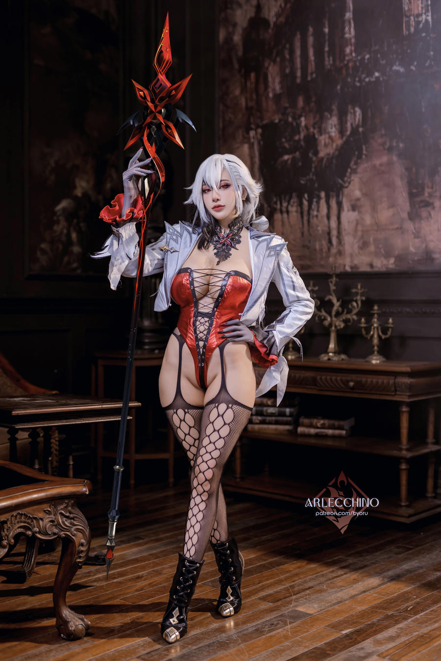 Byoru-No.183 – Genshin Impact Arlecchino Dress-在线看 第3张 Byoru-No.183 – Genshin Impact Arlecchino Dress-在线看 第3张