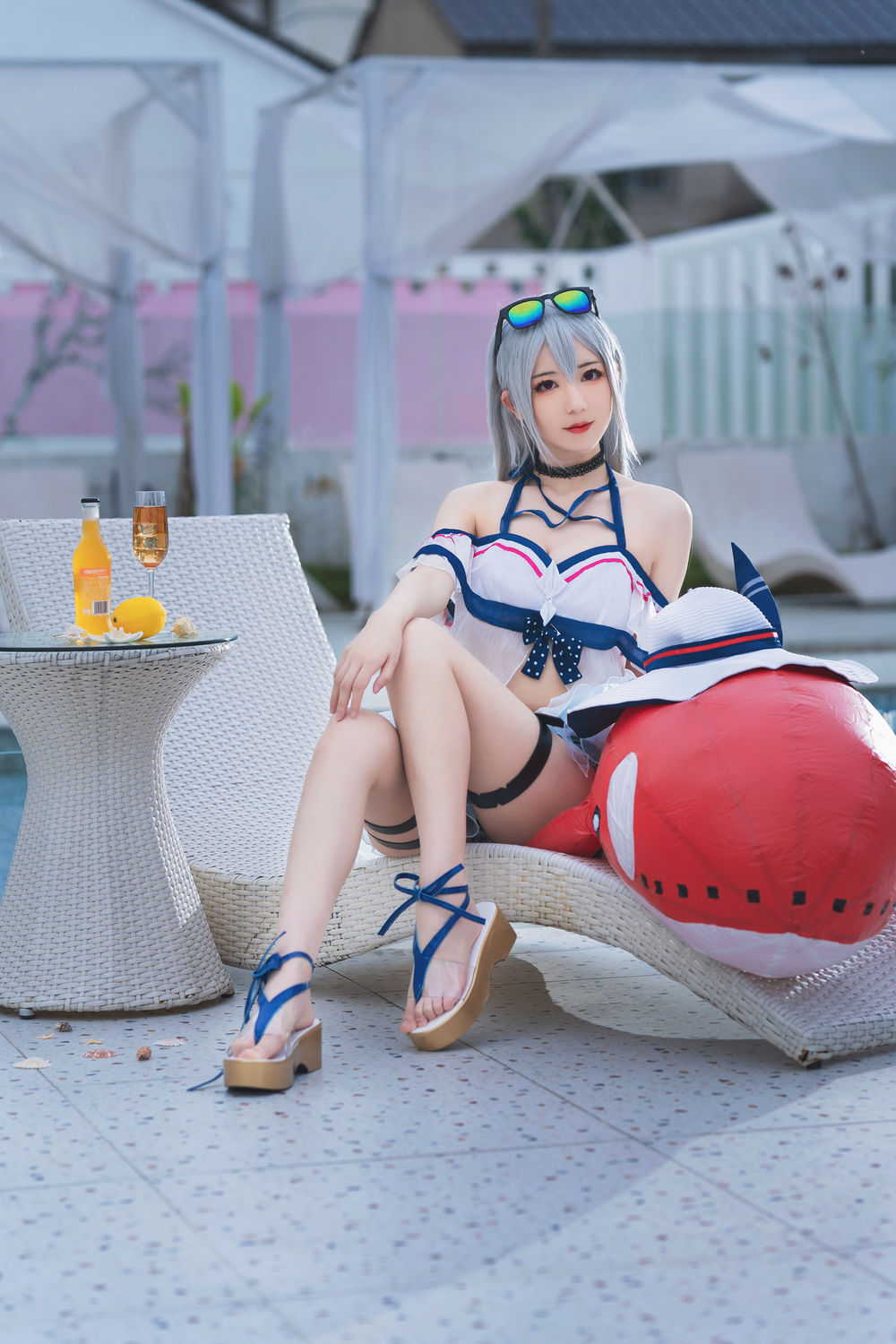 弥音音-No.033-明日方舟 斯卡蒂泳装-在线看 第1张 弥音音-No.033-明日方舟 斯卡蒂泳装-在线看 第1张