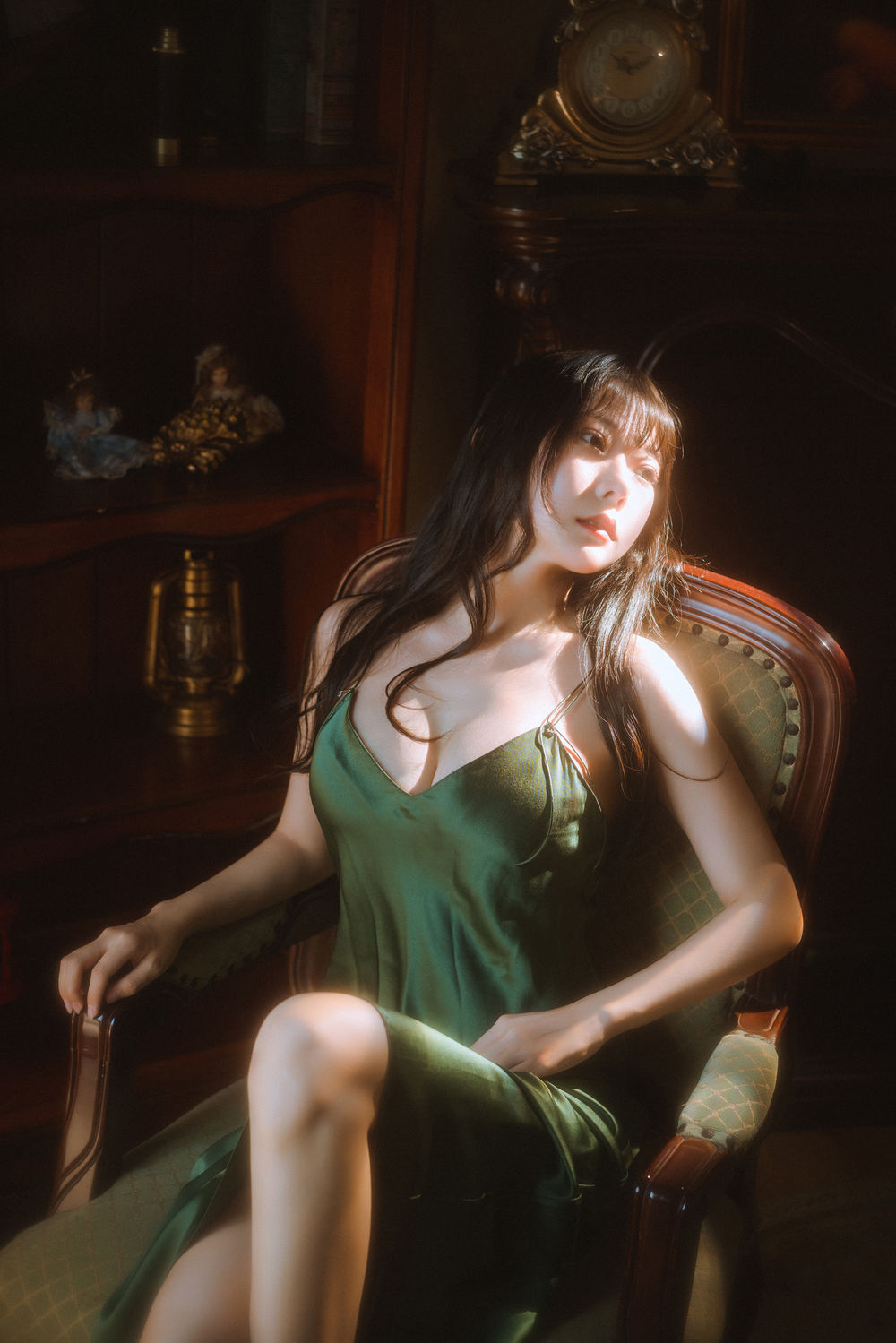 香草喵露露-No.046-杨枝甘露 绿色连衣裙-在线看 第2张 香草喵露露-No.046-杨枝甘露 绿色连衣裙-在线看 第2张