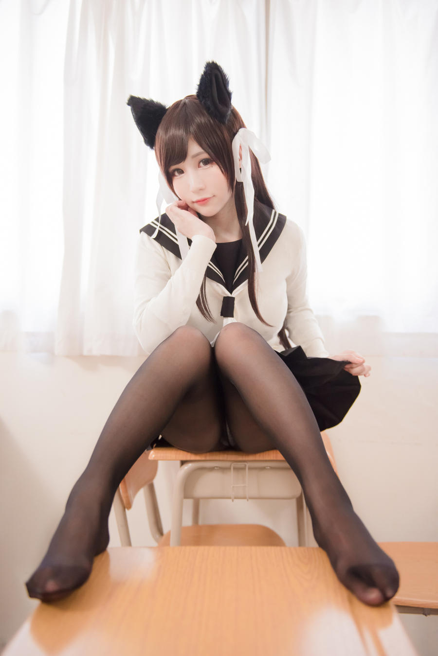 白神泱-No.001-JK兽耳-在线看 第3张 白神泱-No.001-JK兽耳-在线看 第3张