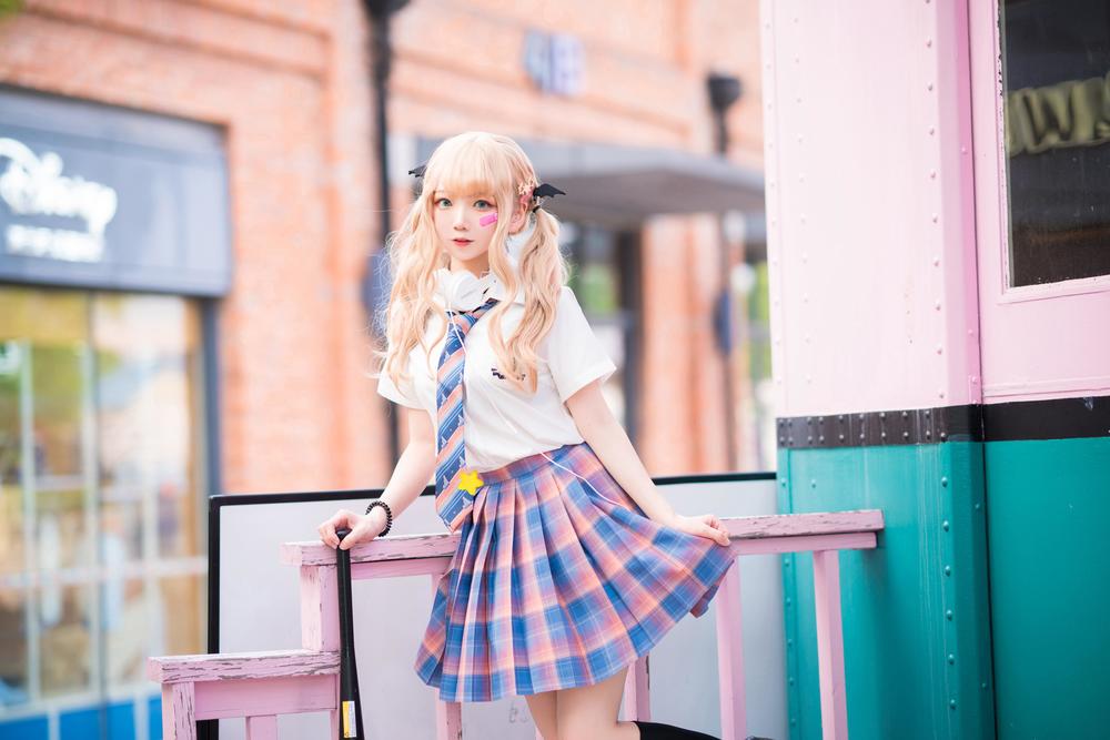 楚楚子w-No.069-JK制服 夏日穿搭-在线看 第1张 楚楚子w-No.069-JK制服 夏日穿搭-在线看 第1张