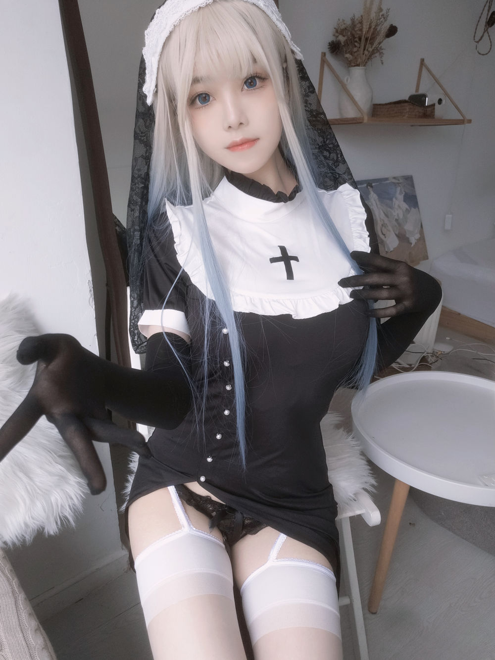 蜜汁猫裘-No.082-修女自拍-在线看 第2张 蜜汁猫裘-No.082-修女自拍-在线看 第2张