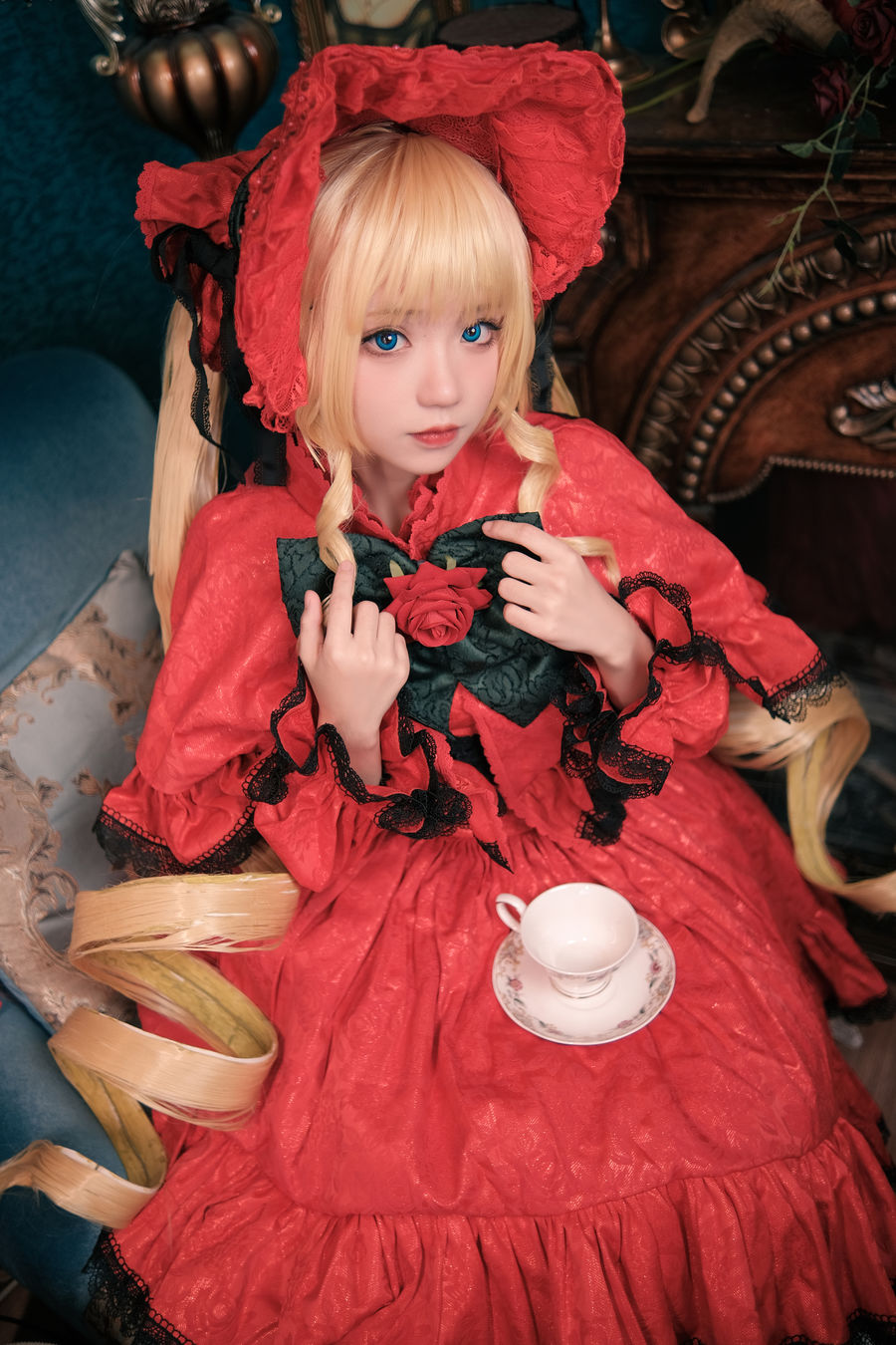 花柒Hana-No.018-蔷薇少女真红-在线看 第3张 花柒Hana-No.018-蔷薇少女真红-在线看 第3张