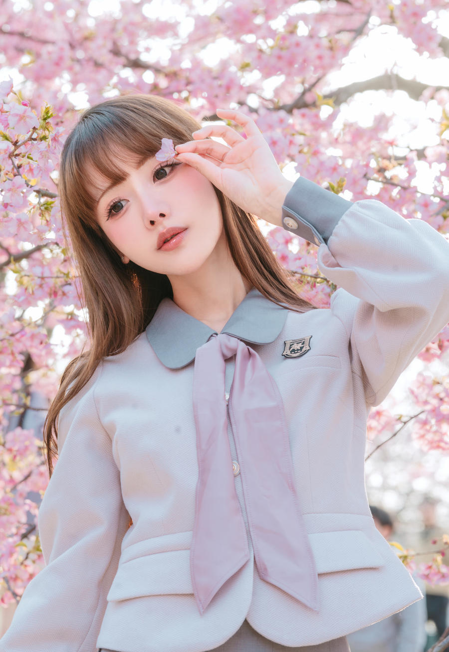 紫氯氯-No.003–樱花下的JK少女-在线看 第3张 紫氯氯-No.003–樱花下的JK少女-在线看 第3张